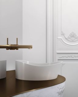 Раковина Holbi Mars 42см белый матовый 1.02.003.11.1